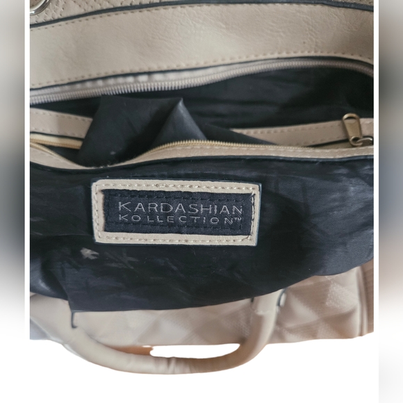 Kardashian Kollection | Tan / Cream Colour Bag - Picture 5 of 7